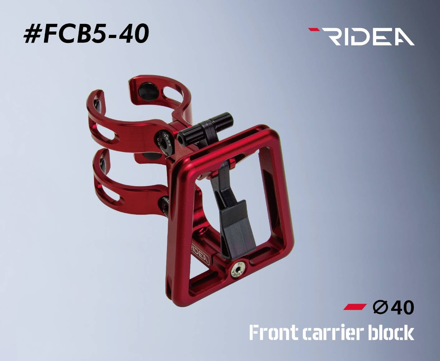 RIDEA Carrier Block for BIRDY 專用 雙臂豬鼻轉接座