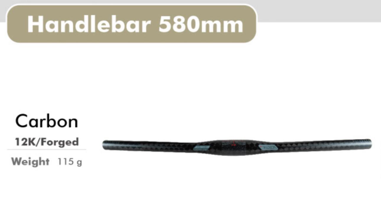 RIDEA - Carbon handlebar 31.8mm (Birdy)Series 碳纖維橫把系列